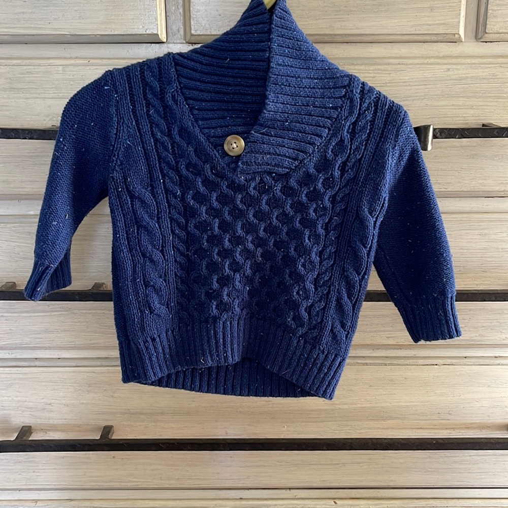 Baby Gap blue sweater.